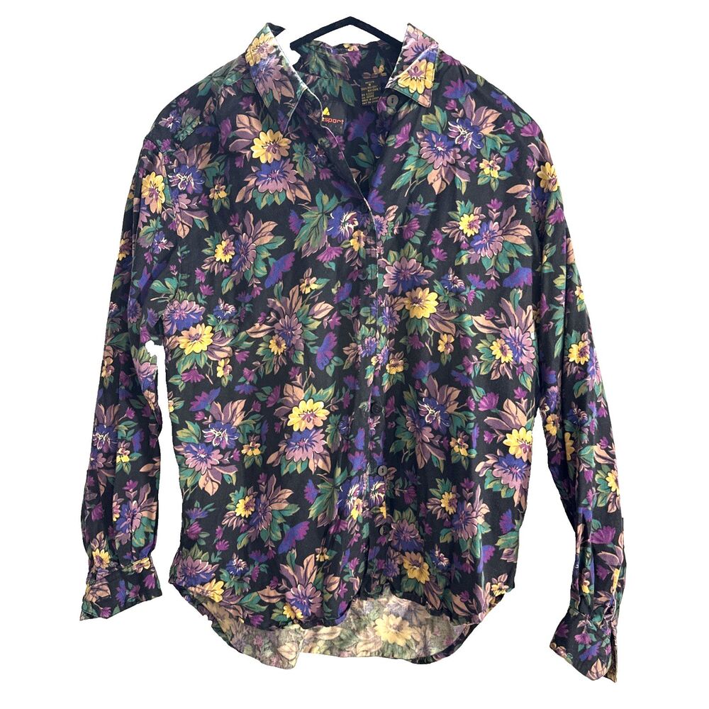 Women's Vintage Liz Sport Floral - Petite S - Cottagecore retro boho